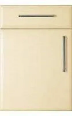 FP&P Kitchen Unit Cabinet Door & Drawer Fronts Light Matt Cream Chamferred Edge • £39.09