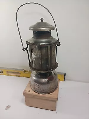 Vintage Brass Double Mantle  Lantern Micah Globe • $99