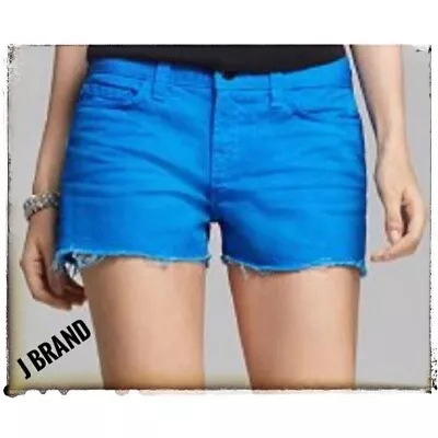 J BRAND Cut Off Denim Jean Shorts Blue Size 28 • $20