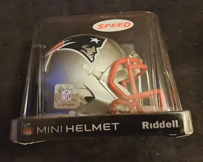 $24.99 • Buy Patriots ~ Riddell Mini Helmet ~ In Original Packaging ~ 2018