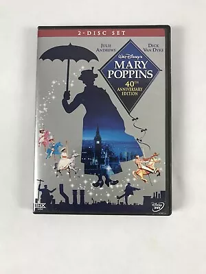 Walt Disney's Mary Poppins 40th Anniversary Edition 2 Disc DVD Set • $12
