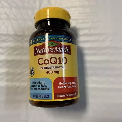 Nature Made CoQ10 400 Mg Softgels - 40 Count Exp:10/2025 #820 • $14.30