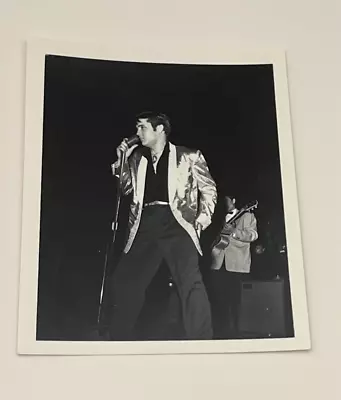 Elvis Presley Authentic Vintage Original 45+yr Photo 1957 Gold Jacket Stamped • $199.99