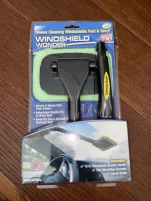 Telebrands Windshield Wonder As Seen On TV Microfiber Cleaning Tool NEW SEALED • $8.49