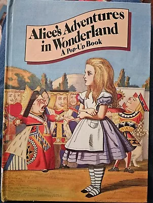  Vintage Alice In Wonderland Pop Up Book • $27