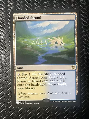 MTG Flooded Strand Khans Of Tarkir 233/269 Regular Rare • $22