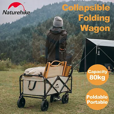 Naturehike Folding Beach Trolley Wagon Cart Outdoor Picnic Camping Shopping Cart • $179.95