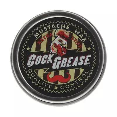 £10.95 • Buy Cock Grease Mustache Wax 15g Extra Stiff