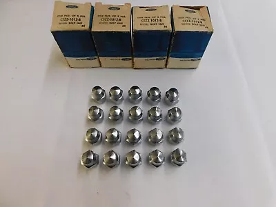 NOS OEM Ford 1965 1966 1967 Mustang Styled Steel Wheel Lug Nuts Set • $219