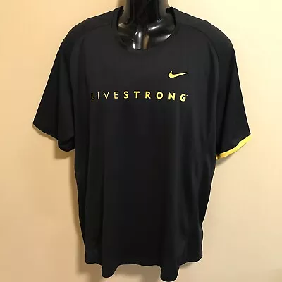 Men's Nike Livestrong Fit Dry Short Sleeve Athletic T-shirt -Size 2XL • $17.99