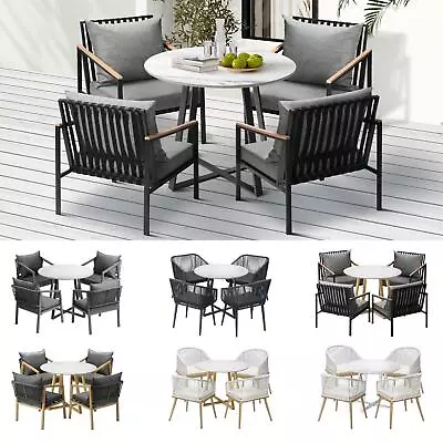 Livsip Outdoor Patio Set Furniture Garden Bistro Dining Setting 5 Piece • $599.90