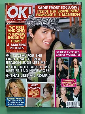 OK! 15-Nov-2005 SADIE Frost Il Divo Michael Douglas Deanne Berry Nikki Sanderson • £14.99