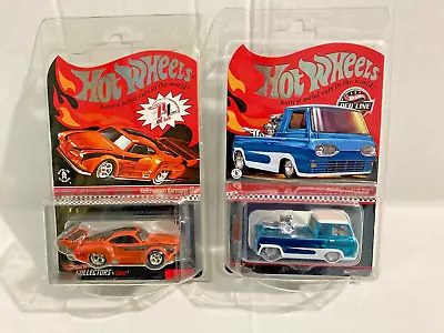 Hot Wheels Redline Club Lot Of 2 Diecast Cars Mint On Card Serial # • $25