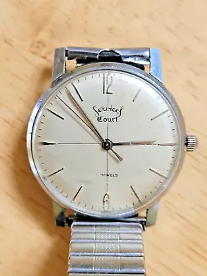 *Vintage Services Court 17 Jewels Gents Mechanical Watch • £32