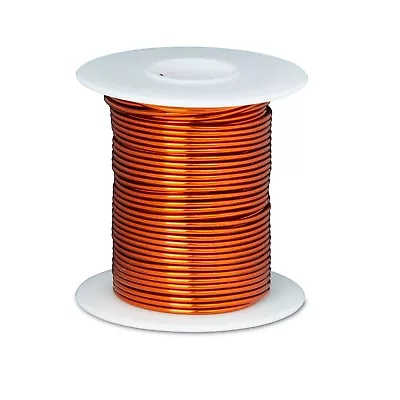 18 AWG Gauge Enameled Copper Magnet Wire 8 Oz 100' Length 0.0428  200C Natural • $14.01