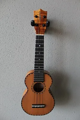 Brand New Kamaka HF-1 DC Cedar Top Deluxe Soprano Hawaiian Ukulele - Koa Wood • $2495