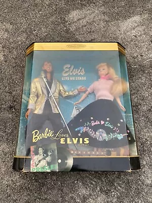 Barbie Loves Elvis Collector Edition Doll Set 1996 Mattel #17450 NRFB J1 • $49.97