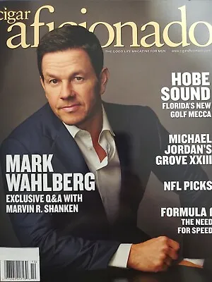 $6.99 • Buy CIGAR AFICIONADO Magazine September October 2023 MARK WAHLBERG Cover New Sealed