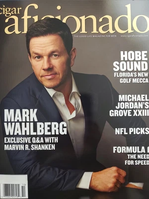 $6.99 • Buy CIGAR AFICIONADO Magazine September October 2023 MARK WAHLBERG Cover New Sealed