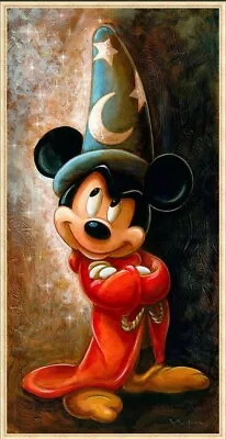 Disney Collection_Sorcerer Mickey Mouse Giclée_Counted Cross Stitch Pattern • $9.99