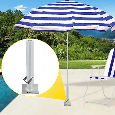 $65.99 • Buy VEVOR Umbrella Base Umbrella's Holder Stand 2 In 1 Aluminum Patio Umbrella Stand