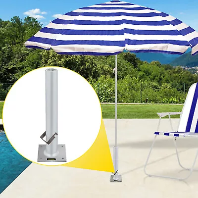 VEVOR Umbrella Base Umbrella's Holder Stand 2 In 1 Aluminum Patio Umbrella Stand • $54.99