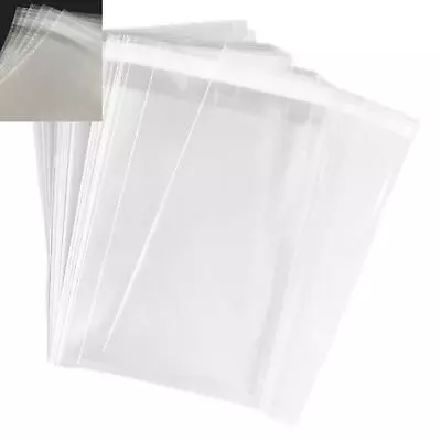 100 Pcs 8x10Inch Resealable Clear Cellophane Bags Self Sealing Cookie Treat Bags • $13.99