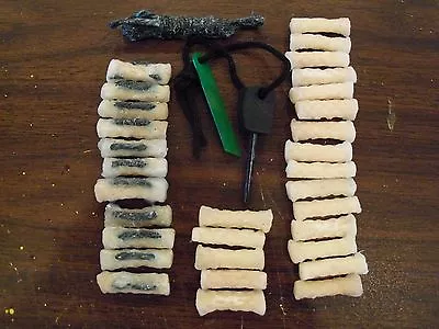 $14.50 • Buy  Fire Starter, Flint Steel, Waxed Jute, Tender, Prepper, Bug Out, Survival 