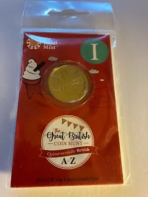 2018 I ICE-CREAM CONE 10p A -Z Alphabet LETTER UNCIRCULATED CARDED SEALED MINT C • £3.99