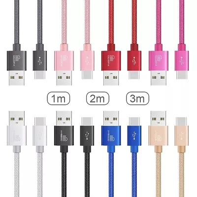 Fast Charger For Samsung Galaxy S8 S9 S10+ S20 S21 S22 S22+ Type C USB-C  Cable • £2.99