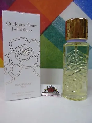 $161.49 • Buy Quelques Fleurs Jardin Secret By Houbigant Edp 3.4 Oz / 100 Ml Spray Nib Sealed
