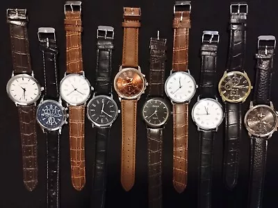 Set Of 10 NEW Men's Watches CLOSEOUT OVERSTOCK CLEARANCE DEAL Lot 10 Batteries B • $34.99