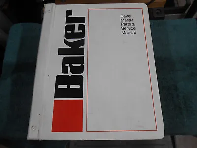 Baker Forklift Master Parts And Service Manual • $75