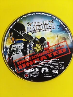 Team America   DVD - DISC SHOWN ONLY • $4.99