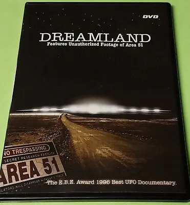 Dreamland DVD Features Unauthorized Footage Of Area 51 Alien UFO Documentary 👽 • $12.99