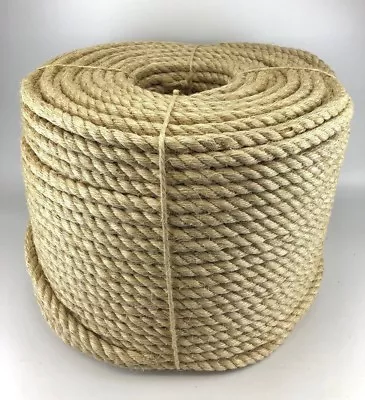 £40 • Buy 6mm Natural Sisal Rope X 220 Metres, Decking Rope, Garden, Cat Scratching Post