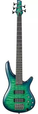 Ibanez SR405EQM 5-String Bass Surreal Blue Burst • $529.99