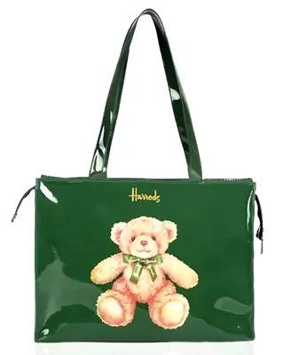 HARRODS LONDON Teddy Bear Large Tote Bag New • $100.21