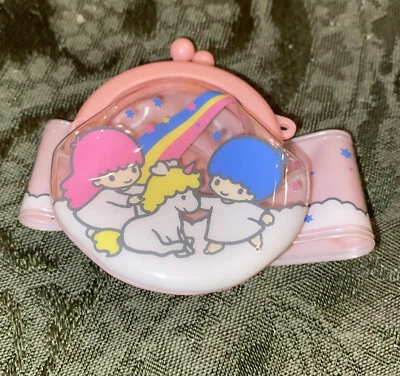$90 • Buy Rare Vintage 1989 Little Twin Stars & Unicorn Wrist Coin Purse Bracelet
