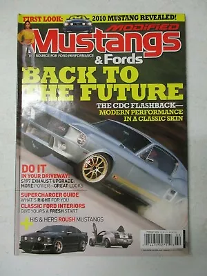 Modified Mustangs & Fords Magazine February 2009 2010 Mustang Car Preview Auto • $12.95