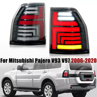 Pair Tail Light For Mitsubishi Pajero V93 V97 2006-2020 LED Rear Brake Stop Lamp • $253.79