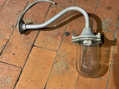 Vintage Coughtrie Glasgow Swan Neck Outdoor Light Lamp SW10 • £90