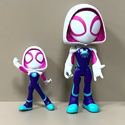 Pack Marvel Spidey And His Amazing Friends Ghost-Spider & Mini Gwen Figures Toys • £9