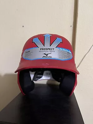 Mizuno Prospect Youth Batting Helmet MBH600 Red Maroon New 6” - 6 3/4”-NEW • $15