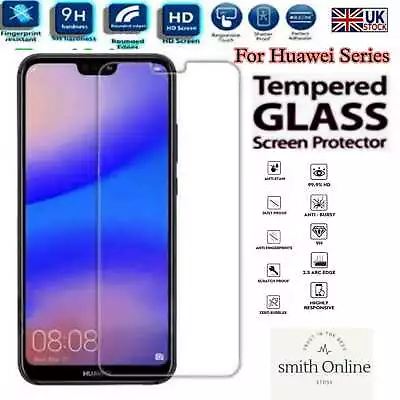 100% Clear Gorilla Tempered Glass Screen Protector For Huawei P40 P30 P20 Pro 1x • £2.99