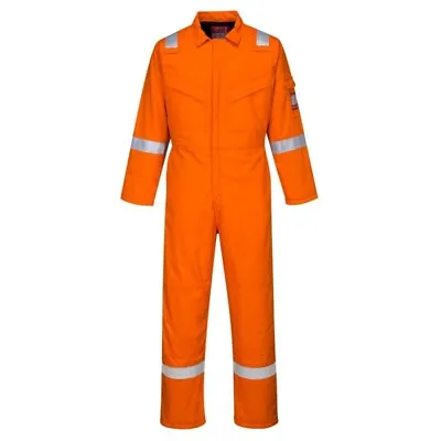 Portwest Bizflame Flame-Resistant Padded Anti-Static Coverall Class 2 FR52 SMALL • £24.95