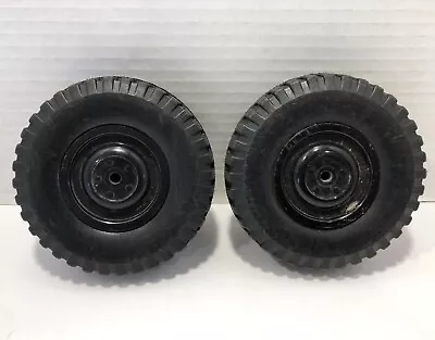 Vintage G I-Joe  Action Man Palitoy Landrover Jeep Car Spare Tires Wheels • $24.99