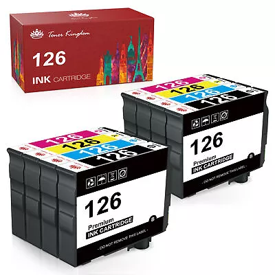 1-8PK T126 Ink Refillable Cartridge For Epson 126 Stylus NX430 NX330 With Chip • $17.50