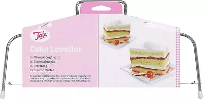 Tala Cake Leveller Cutting Slicer Layers Splitting Adjustable Wire - 25cm/5cm H • £5.90