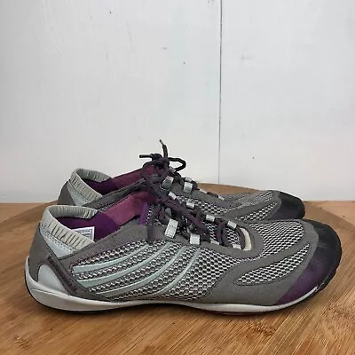 Merrell Barefoot Shoes Womens 9 Pace Glove Running Sneakers Gray Minimalist • $27.98